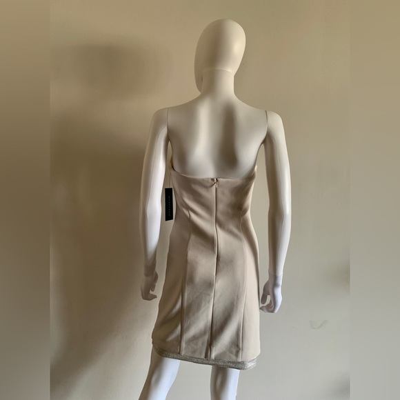 NWT Marciano Lilyana Strapless Crystal Dress in Cream - Picture 2 of 9